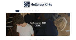 Desktop Screenshot of hellerupkirke.dk